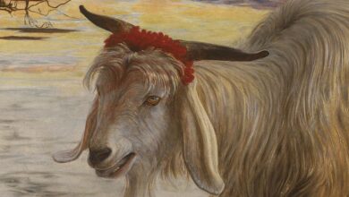 William Holman Hunt: The Scapegoat, 1854.