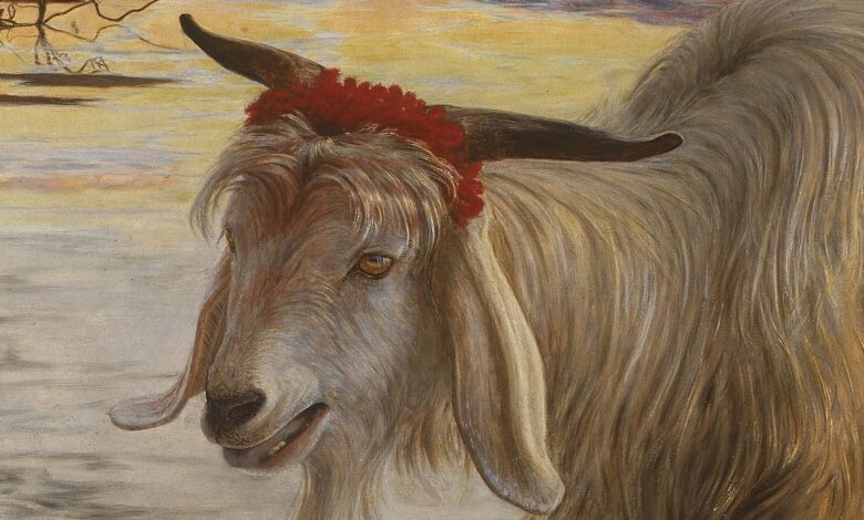 William Holman Hunt: The Scapegoat, 1854.