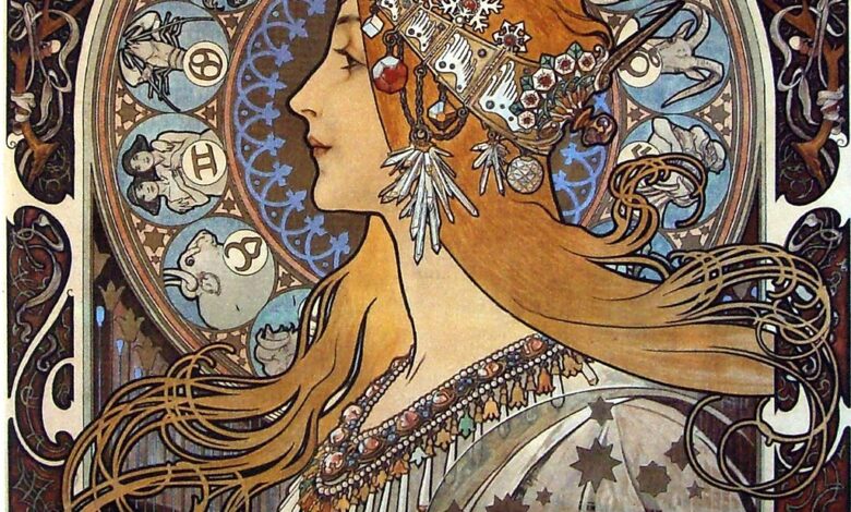 Jules-Joseph Lefebvre inspira à Alfons Mucha les figures solitaires des femmes.