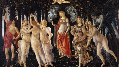 Les vertus sont assimilées au Printemps, que l'on retrouver dans "le Printemps" de Botticelli