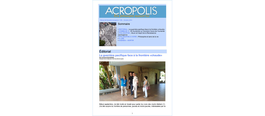 Revue Acropolis n°256