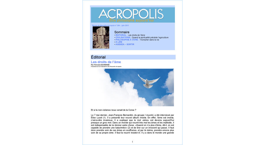 Revue Acropolis n°264